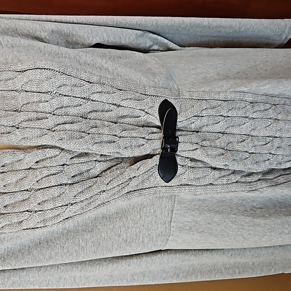 DRESSFO SWEATER CARDIGAN GRAY 6 MEDIUM NWOT - Picture 3 of 8